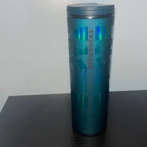 Starbucks 2021 Christmas Holiday Green Tumbler Sip Lid 16oz